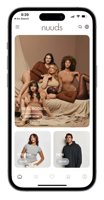 nuuds app on Fuego